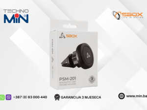 SBOX magnetni stalak za mobitel PSM-201, Crni