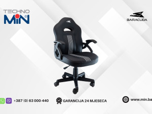 Baracuda Abalone Gaming stolica, Crno-bijela