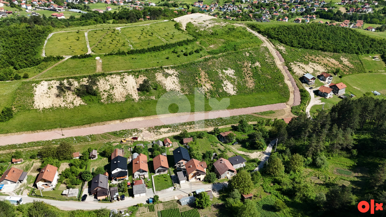 Građevinsko zemljište parcelisano 500-800m2 Podgora Ilijaš 2