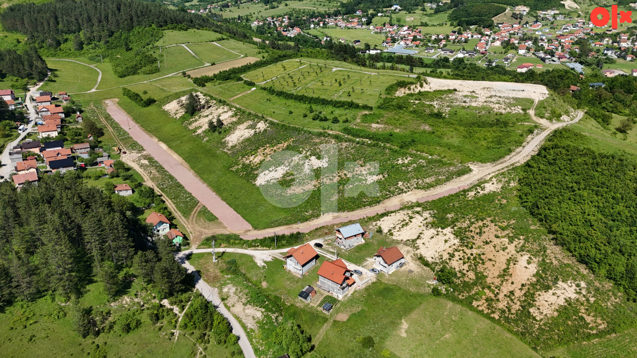 Građevinsko zemljište parcelisano 500-800m2 Podgora Ilijaš 4
