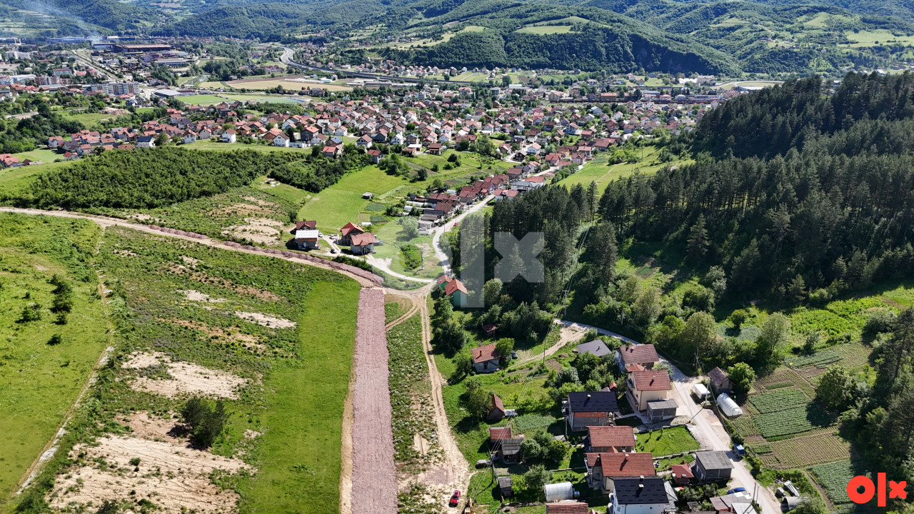 Građevinsko zemljište parcelisano 500-800m2 Podgora Ilijaš