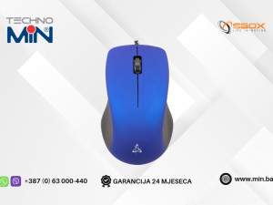 SBOX USB Optički miš M-958 Plavi, 1000 DPI
