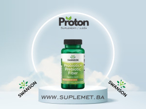 Swanson Probiotic Prebiotic Fiber 500mg 60 kapsula