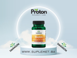 Biotin Swanson 30 kapsula Vitamin za kožu kosu i nokte