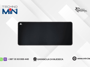 White Shark Black Knight XL GMP-2501 Gaming 80x35cm, Crna/Bijela