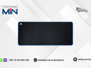 White Shark Blue Knight XL GMP-2503 Gaming 80x35cm Crna/Plava
