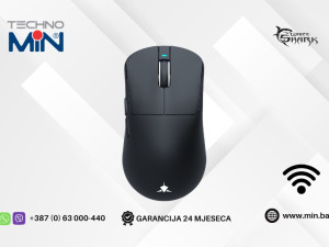 White Shark Bežični Gaming miš WGM-5021 BORS 12000 DPI, Crni