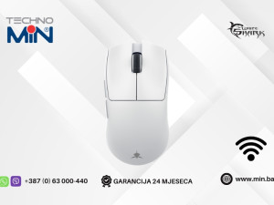 White Shark Bežični Gaming miš WGM-5022 LUCAN 12000 DPI, Bijeli