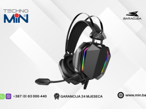 Baracuda BGH-041 SEAGUL Gaming sa mikrofonom Rainbow LED, Crne