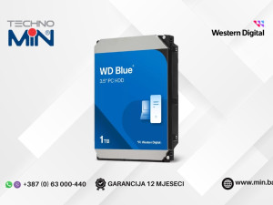 Western Digital 1TB Caviar Blue Desktop HDD 3.5" WD10EZEX-P