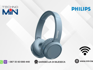 Philips TAH4000LB Bluetooth Bežične Slušalice 70h baterija, Plave