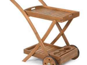 Fieldmann kolica za serviranje, drvo akacija FDZN 4050-T