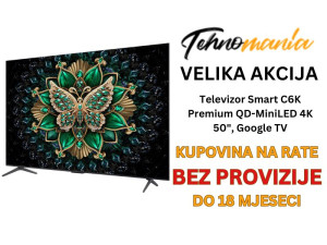 Televizor Smart C6K Premium QD-MiniLED 4K 50", Google TV