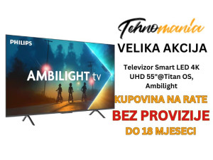 Televizor Smart LED 4K UHD 55"@Titan OS, Ambilight