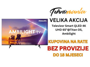 Televizor Smart QLED 4K UHD 65"@Titan OS, Ambilight