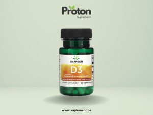 Swanson Vitamin D3 1000IU 60 kapsula