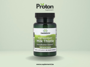 Swanson Milk Thisle 500mg 30 kapsula Detoks Jetra