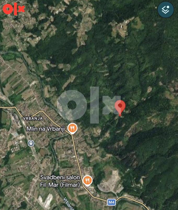 Zemljište Banja Luka 1117m2 Vrbanja plac