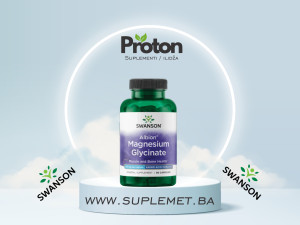 Swanson Magnesium Glycinate 90 kapsula Magnezij Glicinat