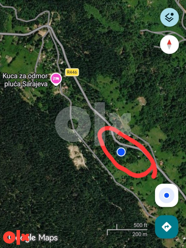 Zemljište Pale, Trebević, Jasik, 19800m2, odmah uz asfalt, gl put
