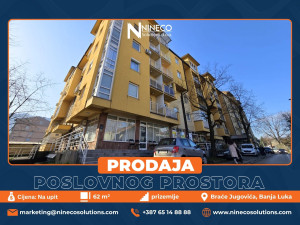 POSLOVNI PROSTOR - MEJDAN - BANJA LUKA - 62 m2