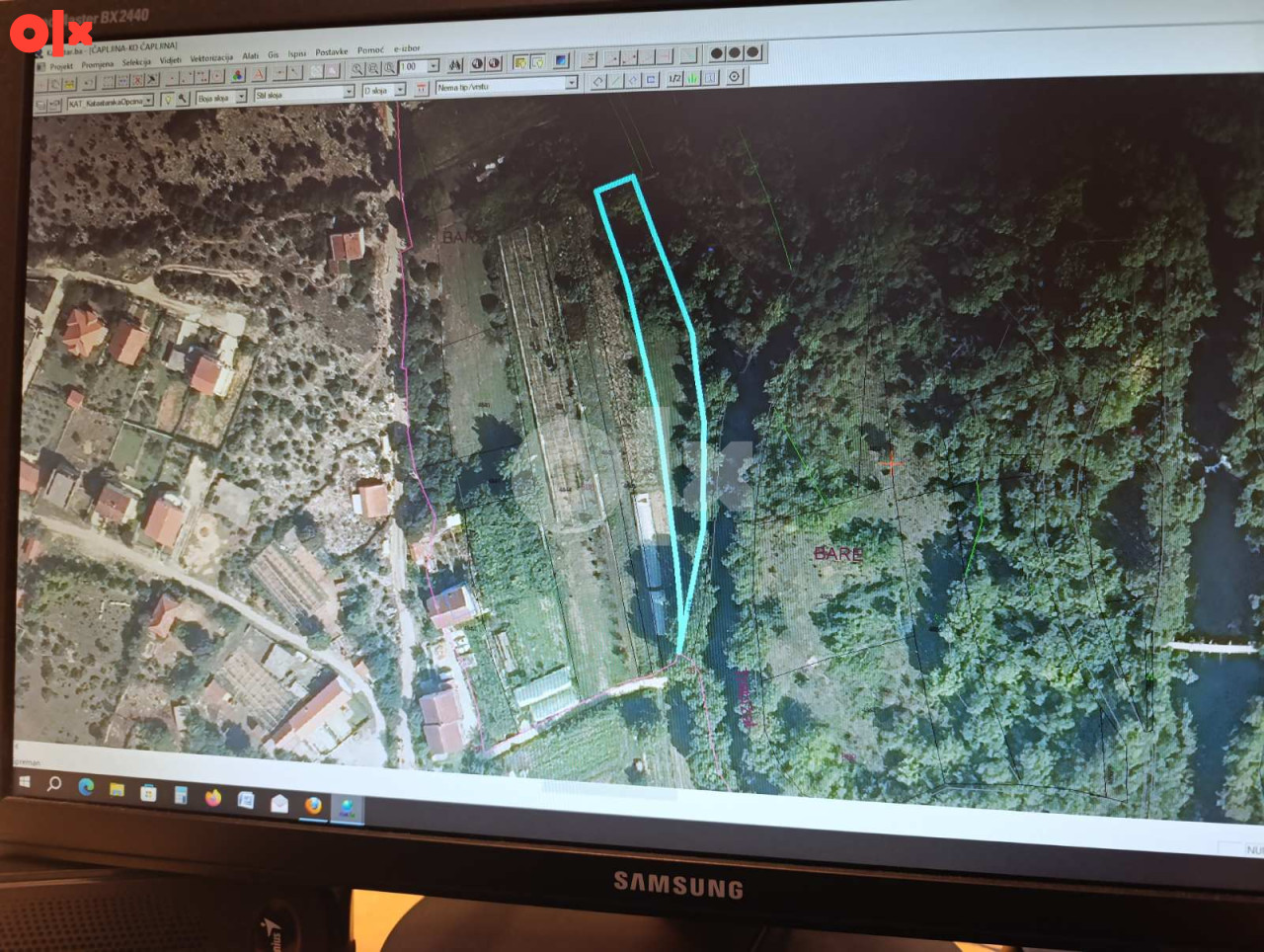 Zemljište Struge (njiva) 1780m2