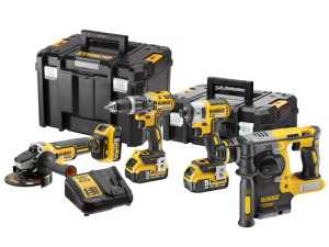 DeWALT 4-DIJELNI SET ALATA DCK422P3T SA 3 BATERIJE 5AH PUNJAČ
