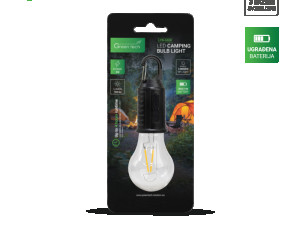 Punjiva LED sijalica za kampovanje 3W 3000K GREEN TECH LFB-6000