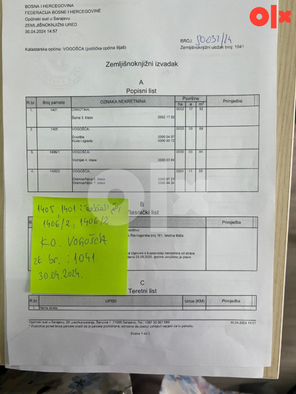 Zemljište Vogošća 11
