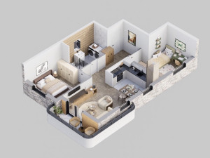 Stanovi u izgradnji(32,69-73,26 m2 )-ekskluzivno pravo prodaje photo 3
