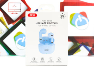 Bežične slušalice Mini Jade Crystals XO-X33 plave DOPER
