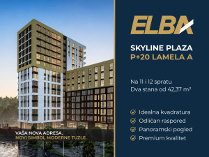 SKYLINE PLAZA - STANOVI SA PANORAMSKI POGLEDOM