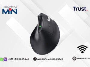Trust Vyran Ergonomski Multi-Wireless Hyperscroll 4800 DPI, Black