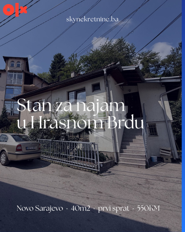 Stan Hrasno Brdo, Novo Sarajevo 40m2 I SKY NEKRETNINE
