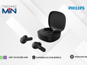 Philips TAT2200BK Bežične Bluetooth TWS do 36h baterija, Crna