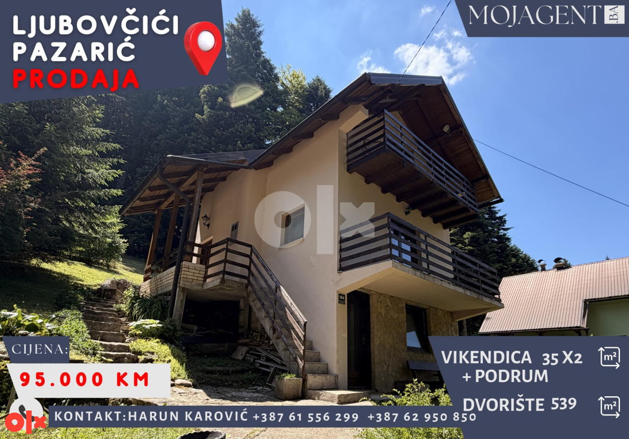 Vikendica - Ljubovčići - Pazarić - www.mojagent.ba