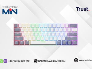 Trust GXT 873 Acira 60% Mini Tri-mode Wireless RGB Gaming 26052