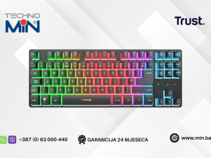 Trust GXT 831 Thado TKL Wireless RGB Bežična Gaming 26169, Black