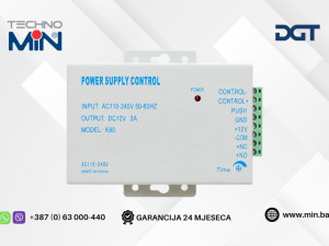 DGT-PS123 Ispravljač napajanja za kontrolu pristupa 12V / 3A