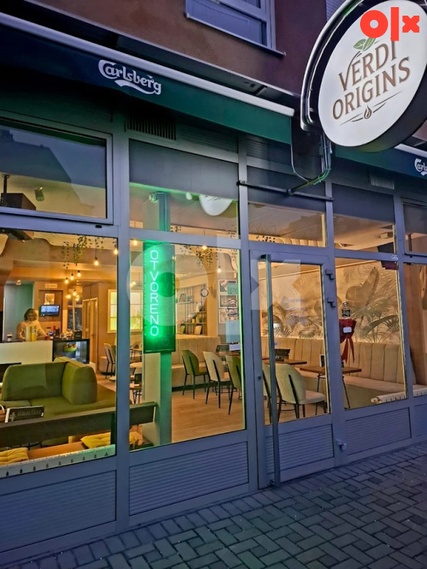 Izdaje se - kompletno renoviran Caffe Bar Verdi sa kuhinjom