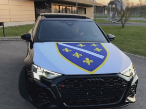 ZASTAVA ZA HAUBU BIH LJILJANI