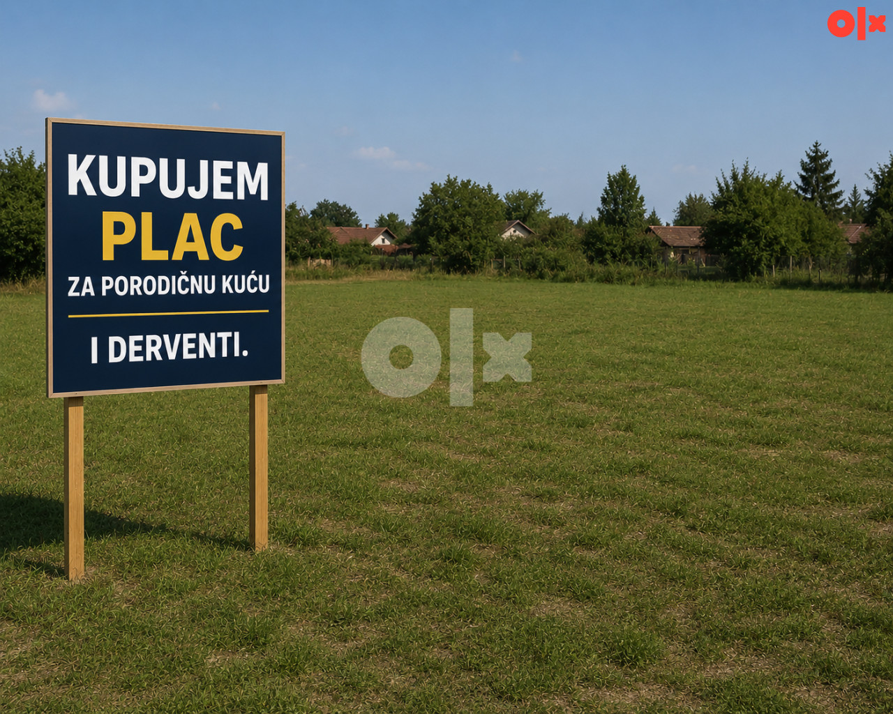 Potražnja: plac za porodičnu kuću Derventa