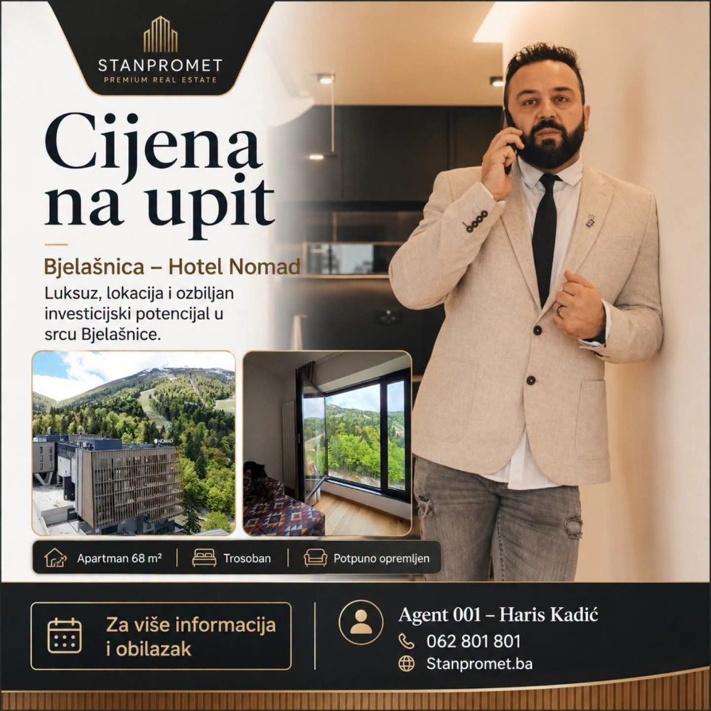 Prodaja apartman Bjelasnica Nomad trosoban 2