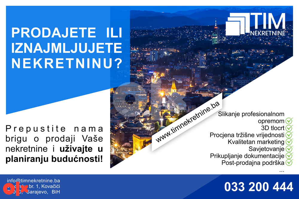 TIM: Dobrinja - Četverosoban stan 83m2, sa 2 balkona 24