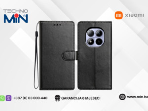 Xiaomi Redmi Note 15 Pro preklopna maska, Crna