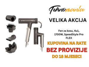 Fen za kosu, 4u1, 1700W, SpeedStyle Pro FLEX