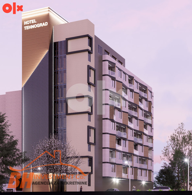 Novogradnja, trosoban stan 54,36 m2,  Slavinovići, Tuzla