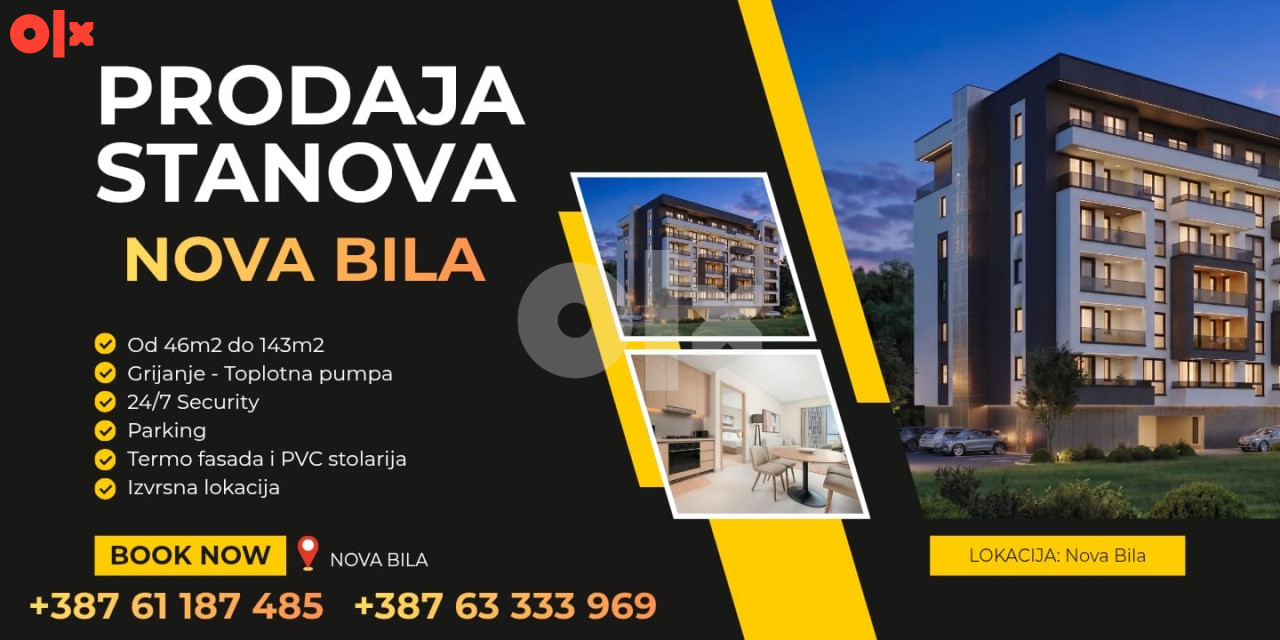 NOVOGRADNJA NOVA BILA / Stanovi 46-143m2 / Lift / Podno grijanje 4