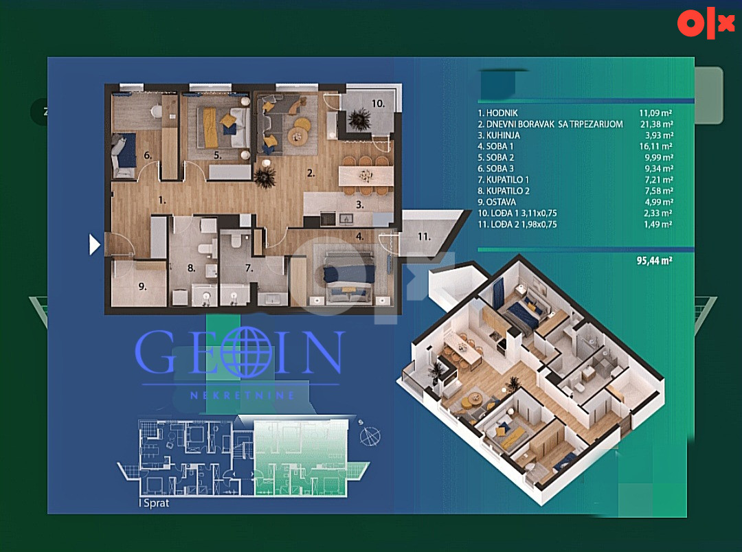 TOP PONUDA 3.0stan-53.34m2-Starčevica NEW Smart Home 7
