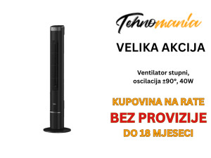 Ventilator stupni, oscilacija 90, 40W